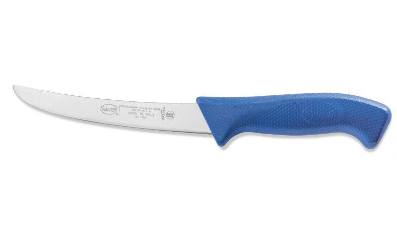 Disosso curvo Curved boning knife cm.16 blue