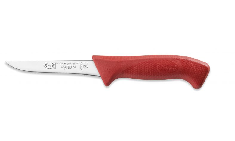 Disosso Narrow boning knife cm.18 red