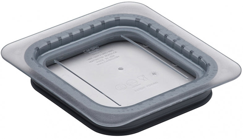 Cambro Camwear 1/6 Size Clear Polycarbonate GripLid