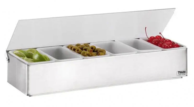 Vollrath Traex, 4702 Stainless Steel 6 Pint Condiment Dispenser