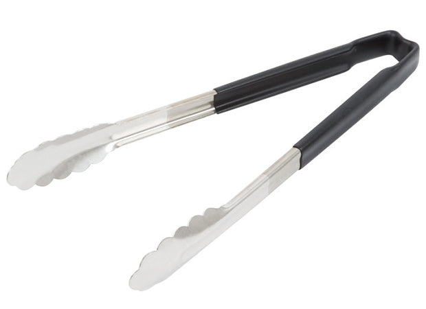 Vollrath Tong,Utility,12",Black,  Kool Touch Hndl,Nsf Certified