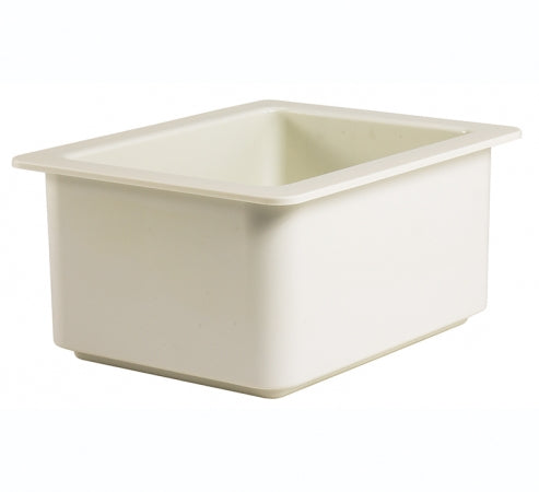 Cambro ColdFest 1/2 Size White Food Pan - 6" Deep