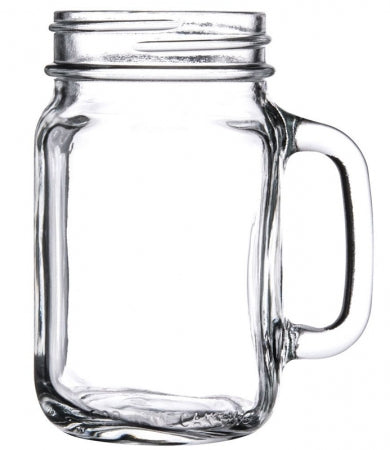 Libbey 16 oz. Drinking Mason Jar with Handle