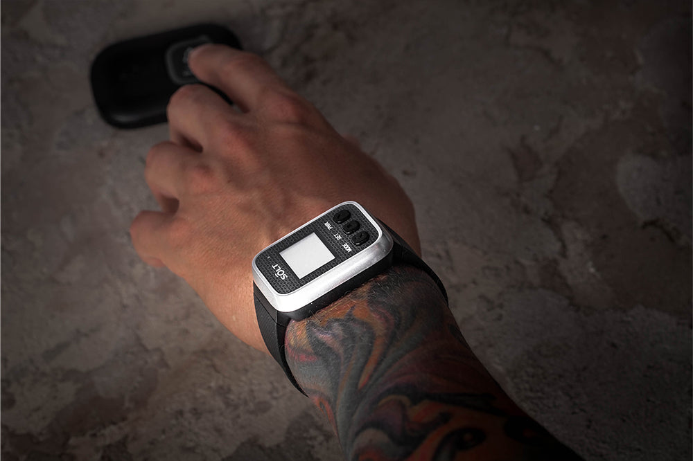 Wrist Watch type Mobile Receiver : Water resistant(IP-X7)