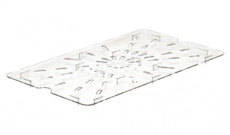 Cambro Camwear Full Size Clear Polycarbonate Drain Tray