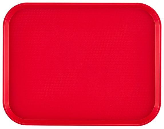 Cambro 12" x 16" Red Customizable Fast Food Tray