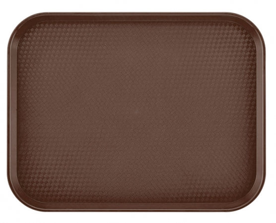 Cambro 12" x 16" Brown Customizable Fast Food Tray