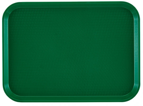 Cambro 14" x 18" Sherwood Green Customizable Fast Food Tray