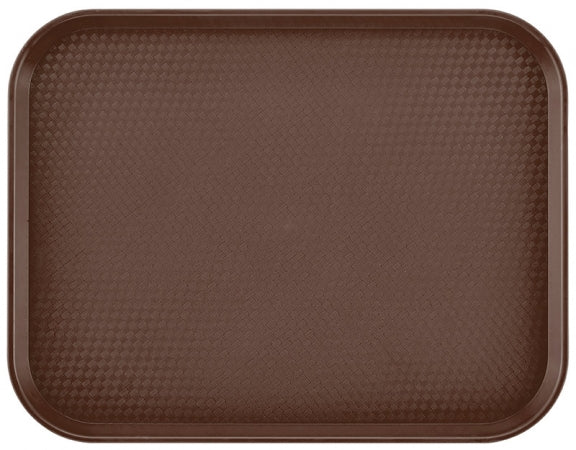Cambro 14" x 18" Brown Customizable Fast Food Tray