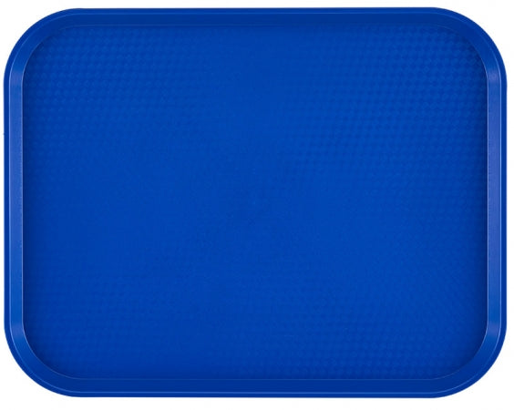 Cambro 14" x 18" Navy Blue Customizable Fast Food Tray