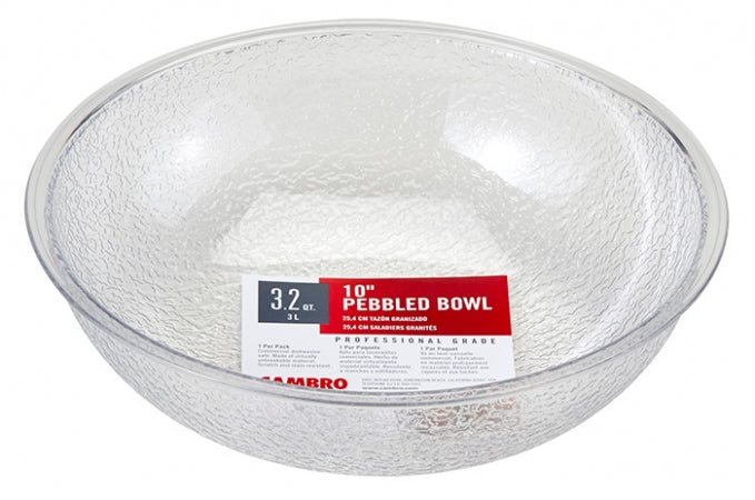 Cambro 3.2 Qt. Pebbled Serving/Salad Bowl