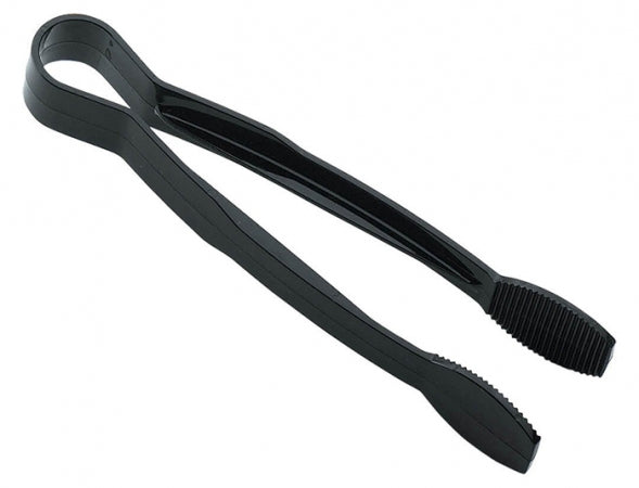 Cambro Tong, flat grip surface 12", polycarbonate, black, NSF