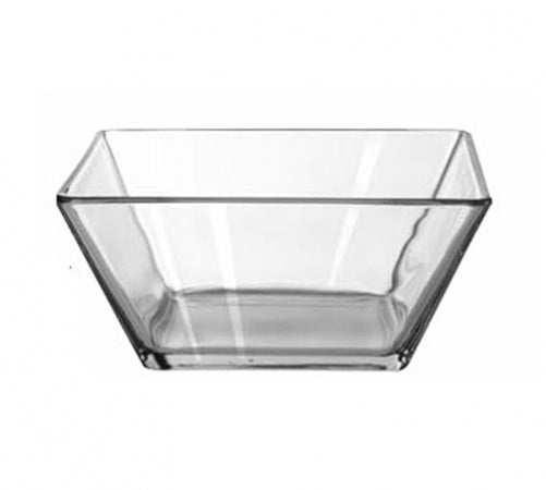 Tempo 21.5 oz. Square Glass Bowl - 12/Case