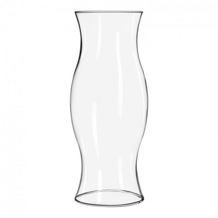 Hurricane Shade Top Diameter: 5 1/4"Bottom Diameter: 5 1/4"Maximum Diameter: 6"Height: 14"