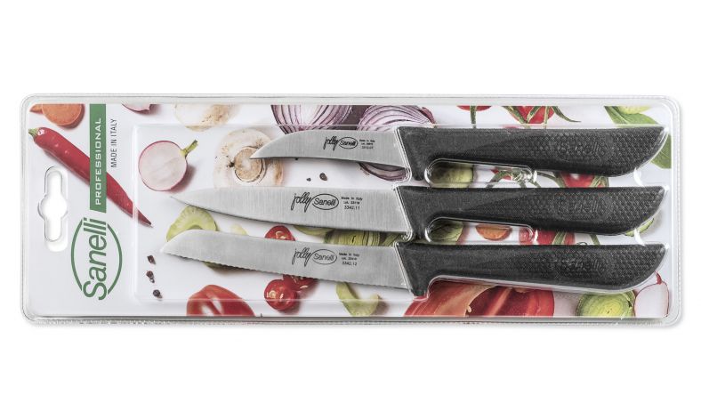 3 pz. Spelucchino liscio 3 PCs. Paring smooth edge
