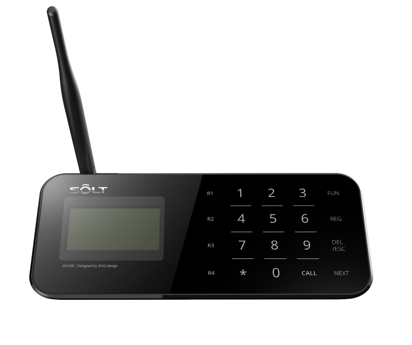Transmitter : CD Display(Mono FSTN Graphic), Touch-sensor Keys with Hepatic