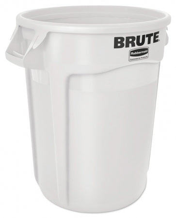 Rubbermaid BRUTE White 10 Gallon Trash Can
