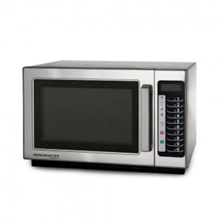 AMANA / MENUMASTER Commercial Microwave Oven.Restaurant Line 34 Ltr. oven capacity. Stainless steel construction inside and out. Motor driven top antenna, Tempered glass outer oven door, 100 programmable menu items. 1100 watts of cooking power. 230/50/