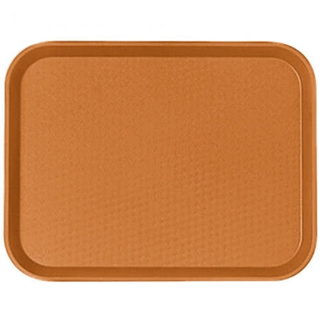 Cambro 14" x 18" Orange Customizable Fast Food Tray