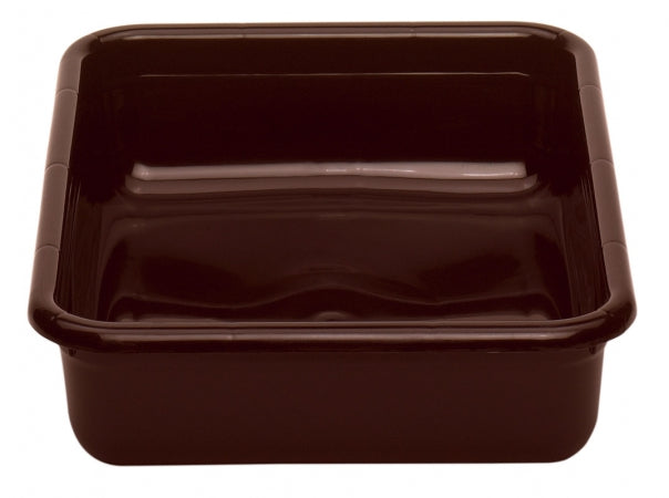Cambro Cambox 22" x 17" x 5" Dark Brown Polyethylene Plastic Bus Box