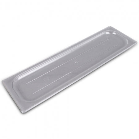 Cambro Camwear 1/2 Size Long Clear Polycarbonate Flat Lid