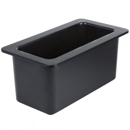 Cambro ColdFest 1/3 Size Black Food Pan - 6" Deep