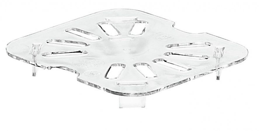 Cambro Camwear 1/6 Size Clear Polycarbonate Drain Tray