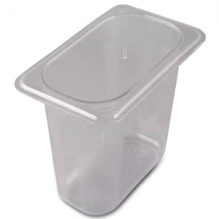 Cambro Camwear 1/9 Size Clear Food Pan - 6" Deep