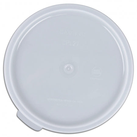 Cambro Replacement White Crock Lid for 1.5 and 2.7 Qt. Solid Color Crocks