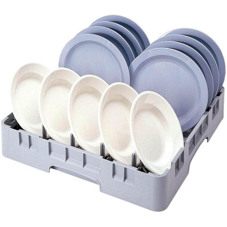 Cambro Soft Gray Customizable 5 x 9 Camrack Peg Rack