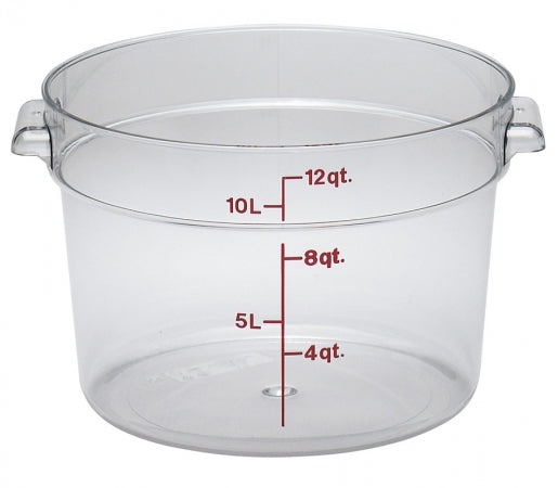 Cambro Camwear 12 Qt. Clear Round Food Storage Container