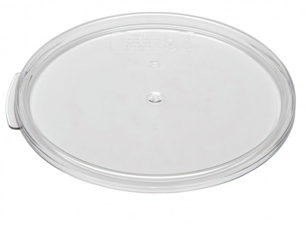 Cambro 6, 8 Qt. Clear Round Lid for Clear Camwear Containers