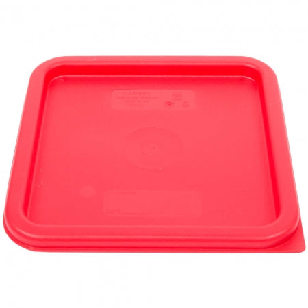 Cambro Winter Rose Square Polyethylene Lid for 6 Qt. and 8 Qt. Food Storage Containers