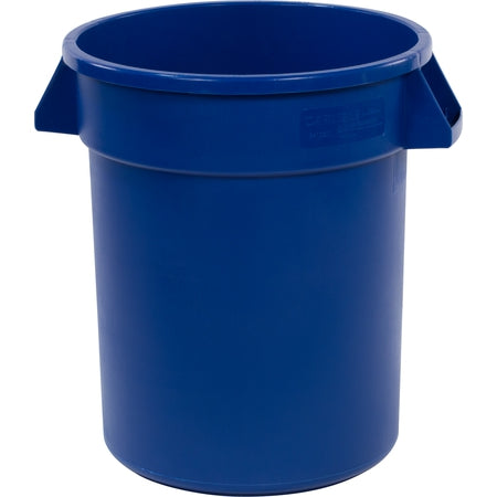 Carlisle Foodservice Broncoô Round Waste Bin Trash Container 20 Gallon - Blue