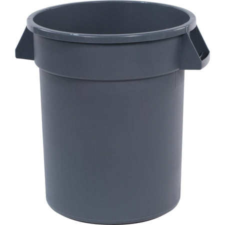 Carlisle Foodservice Broncoô Round Waste Bin Trash Container 20 Gallon - Gray