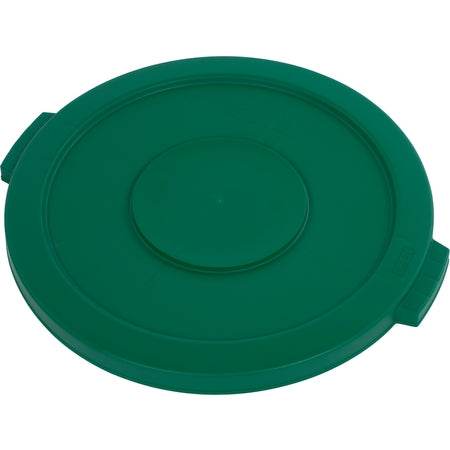 Carlisle Foodservice Broncoô Round Waste Bin Trash Container Lid 20 Gallon - Green