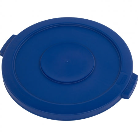 Carlisle Foodservice Broncoô Round Waste Bin Trash Container Lid 20 Gallon - Blue
