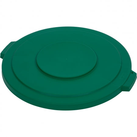 Carlisle Foodservice Broncoô Round Waste Bin Trash Container Lid 32 Gallon - Green