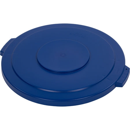 Carlisle Foodservice Broncoô Round Waste Bin Trash Container Lid 44 Gallon - Blue