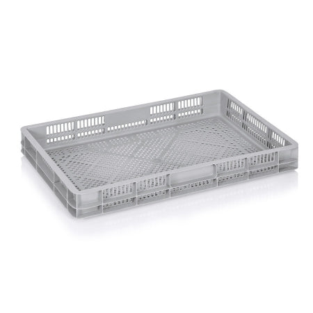 600 x 400x 75 mm grey color Crate