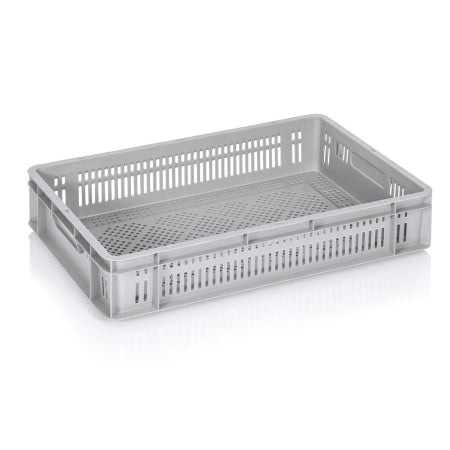 600 x 400x 120 mm grey color Crate