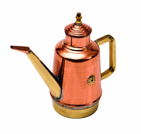 Tinned cupped old-fashioned style oil can 0,45 l
