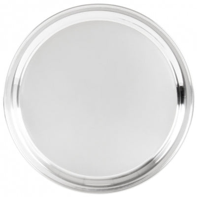 SERVING PLATTER ROUND SS 17.75"
