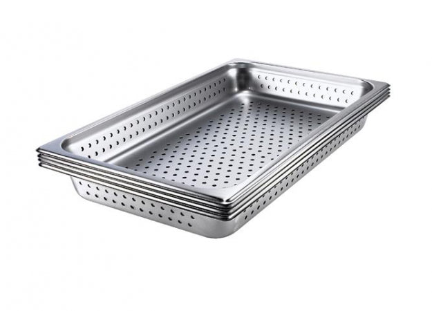 Browne Halco Full-Size Perforated Steam Table Pan 4" Deep