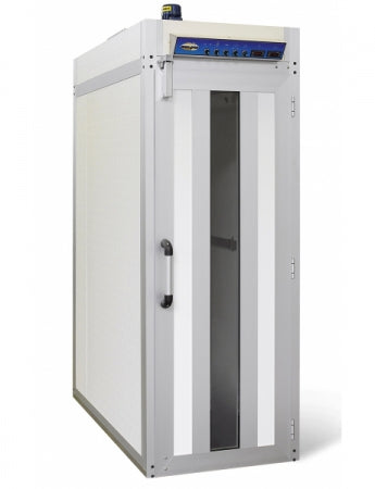 Mac Pac Proofer for Rotary Ovens - 1 door 2 trolleys(Not Included) 40x60cm capacity  Stainless Steel floor and Automatic clima unit complete with control panel included 380-415V/50Hz/3ph 3.5kW Dim: 800x1650x2250 (LxDxH) mm