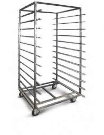 Mac Pan Stailess Steel Trolley for 4060 - 15 Levels