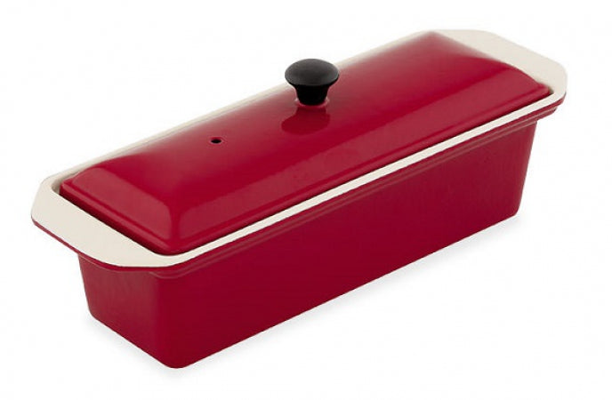 TERRINE RED CAST IRON L320/LID