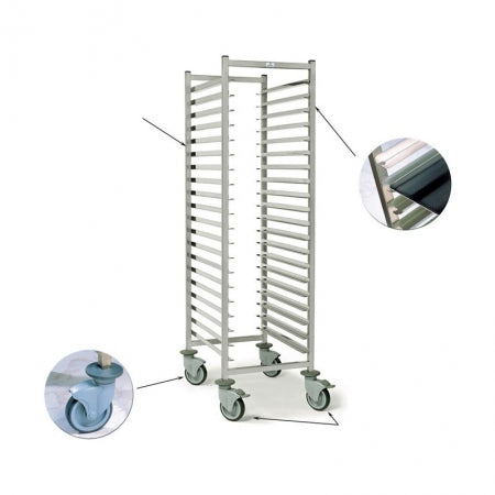 Matfer Racking Trolley 600X400mm 20 Levels