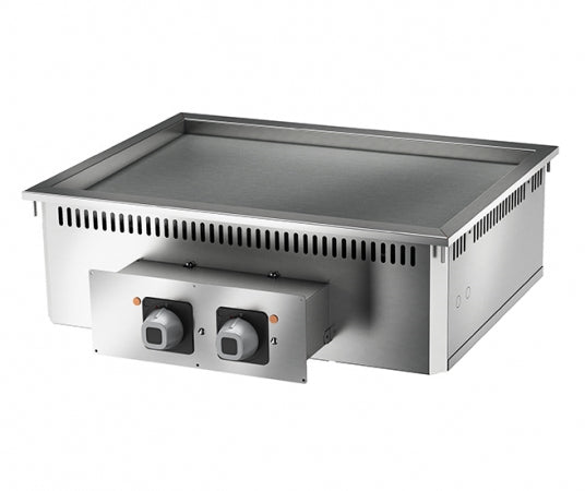 Olis Electric Griddle w/ Chromium 1/3 Grooved Plate, 800 L mm x 730 D mm x 250 H mm