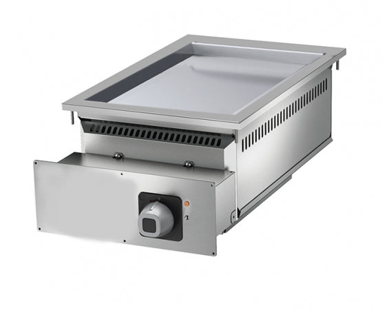 Olis Electric Griddle w/ Chromium Grooved Plate, 400 L mm x 730 D mm x 250 H mm
